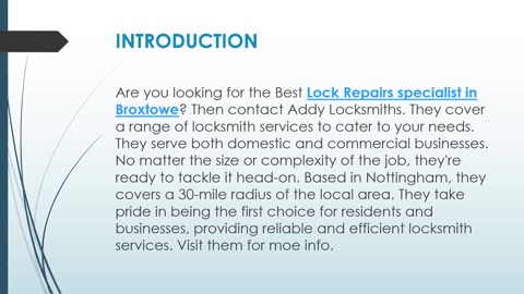 Best Lock Repairs specialist in Broxtowe