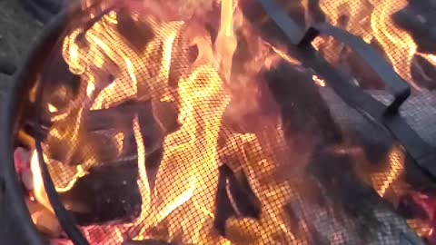 Slowmo of the fire