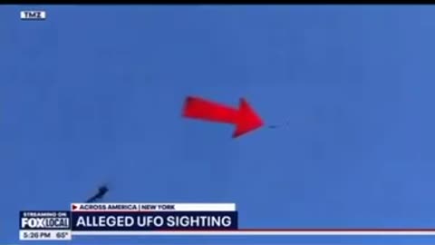 FOX News reporting yet another UFO sighting.