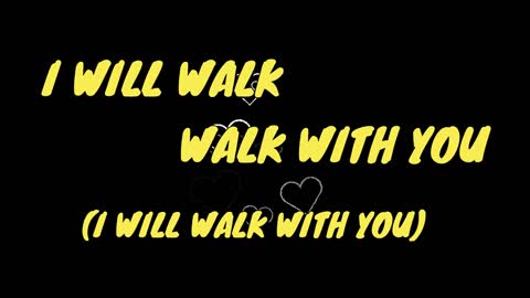 Hugh Wilson - I Will Walk With You (2020 Version) - Lyric Video