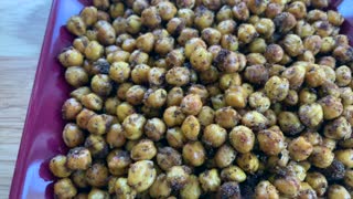 Delicious roasted chickpea snack recipe