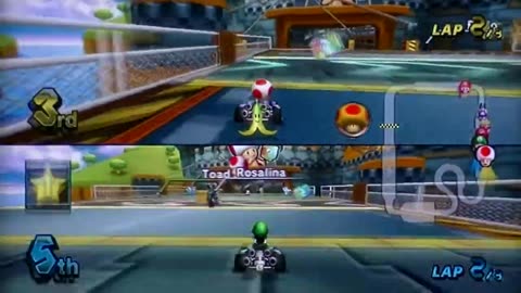 Toads Salsa vs Luigi Oompaloompas in Mario Kart Wii....LIVE