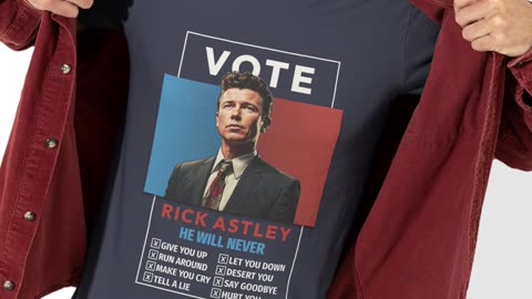 Vote Rick Astley Tee | OUT NOW!