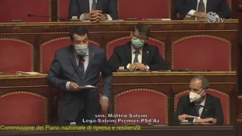 Matteo Salvini (Lega), Senato, 27/4/21