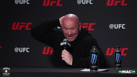 Listen.. UFC president responds to a question about Joe Rogan.