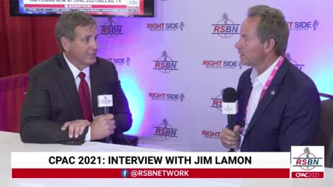 LIVE: EXCLUSIVE Interview With Jim Lamon At CPAC 2021 In Dallas, TEXAS! 7/9/2021