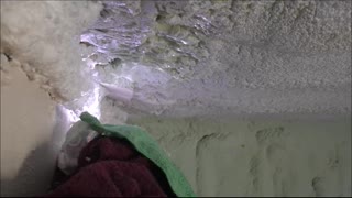 Tackling Roof Leak the off grid tiny house