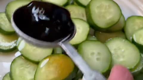 Easiest Cucumber Salad on Keto