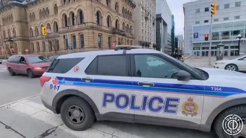 Ottawa police arrested another independent journalist outside Parliament Hill