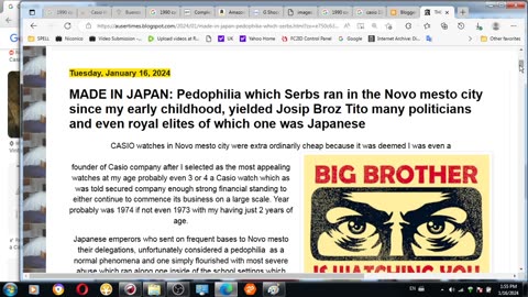 MADE IN JAPAN Pedophilia which Serbs ran in the Novo mesto city since my early childhood