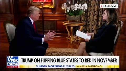 WATCH: Trump Reveals Why Blue States May Vote RED In 2024