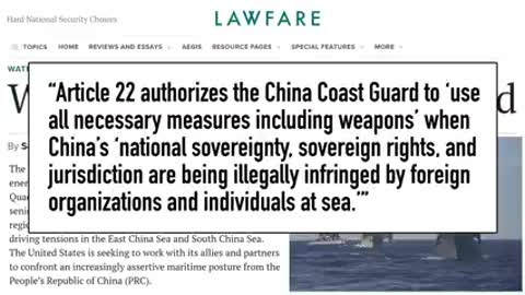 Chinese Fishermen VS US Coast Guard-! - China's Maritime Militia.