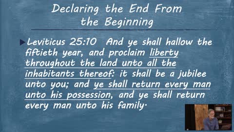 The End from the Beginning, Part Eight: The Feast of Tabernacles