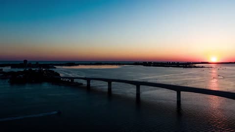 Sunset over Sarasota Bay