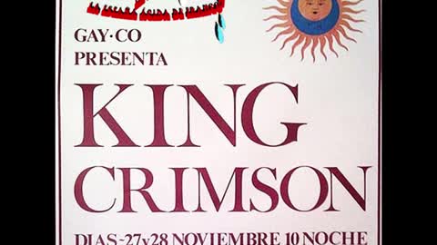 KING CRIMSON - Barcelona 1973 granollers Spain