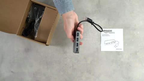 Amazon Basics 10 Port USB 2.0 Hub, 5-Pack For Tablets