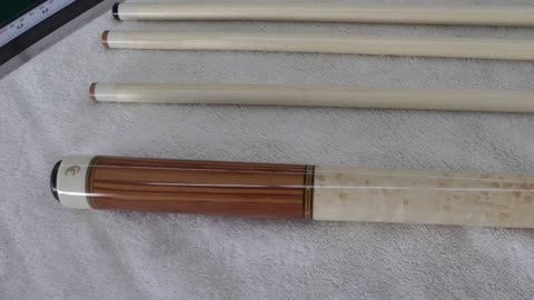 Coos Cues Tulip Wood & Birds Eye Maple Pool Cue