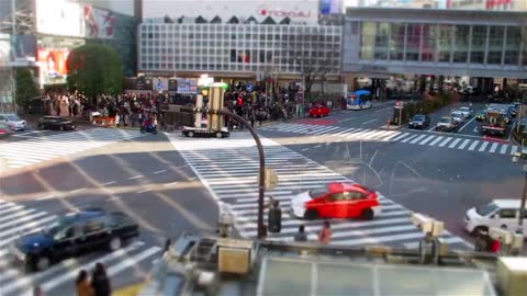 Shibuya scramble crossing JAPAN😱😱😱