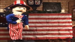 Uncle Sam the Puppet's Patriotic Salute