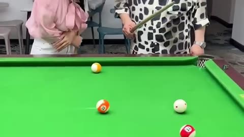 Funny billiards moment 345