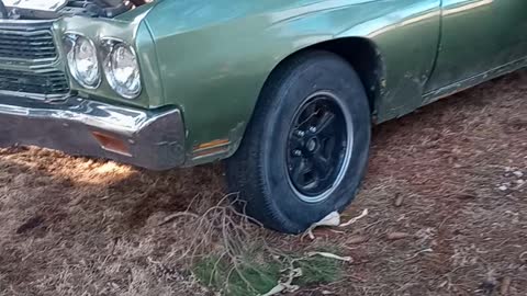 First attempt to start my 70 Chevelle