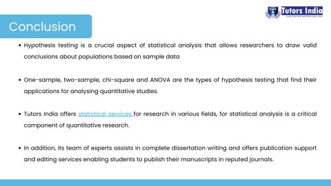 What is Hypotheses testing and what are its types?