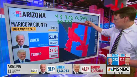 Rachel Maddow's Reaction to Realizing Trump Could Win Arizona Is CLASSIC: "Oh God!"