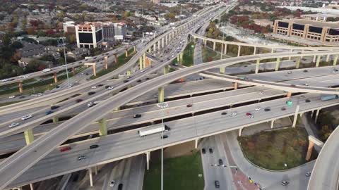 High Five Interchange, Dallas. A Five Level Highway!