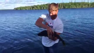 Walleye Hand Fishing