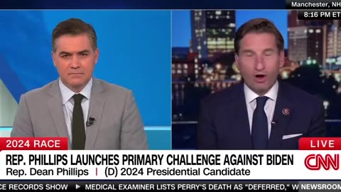 🚨JUST IN - Rep. Dean Phillips (D) launches primary challenge against President Biden, claiming