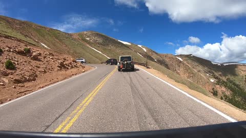 Up Pikes Peak Highway