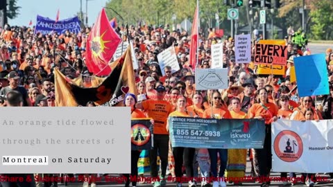 HUNDREDS MARCH IN MONTREAL ON NATIONAL DAY FOR TRUTH AND RECONCILIATION