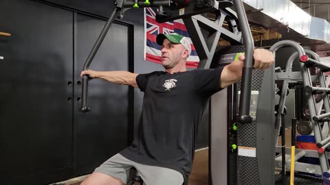 Upper Chest Fly on Pec Deck Machine 2