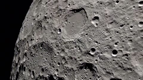 Apollo 13 views of the moon - 4k