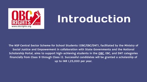 Benefits of applying NSP Central Sector Scheme for students