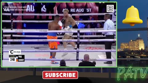 #SNews (HL) - #JakePaul vs Andre August | Full Fight Knockout🥊