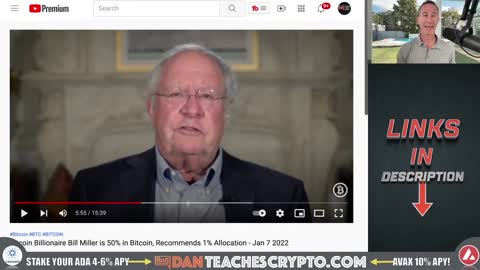 Billionaire Bill Miller placed 50% of his PERSONAL wealth in Bitcoin