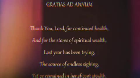 Gratias Ad Annum