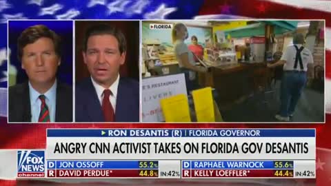 WATCH: Tucker Carlson, Ron DeSantis Take Turns Slamming CNN's Attacks on Florida's COVID Response