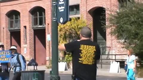 Erik Rohdes Calls out Nazi Go Home Sign. Port Townsend Rally for Decency Sept. 3rd 2022