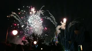 Fireworks from Disneyland