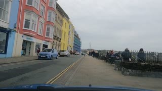 Leaving Tenby. Pembrokeshire. Wales