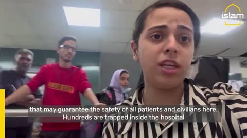 HUNDREDS TRAPPED IN GAZA HOSPITAL SURROUNDED BY ISRAELI TANKS
