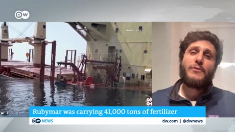 After Houthi attack: Cargo ship with 41,000 tons of fertilizer sinks | DW News