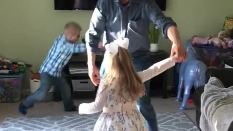 My grandkids dance