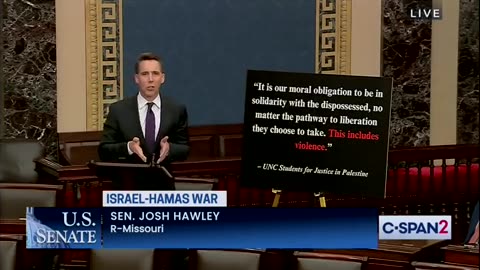 'FAILURE OF MORAL NERVE': Hawley Shreds Dem Refusing to Sign Antisemitic Resolution