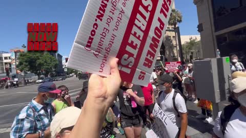 Hollywood Pro-Life Rally CHAOS (Counter Protest