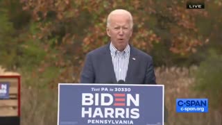 Biden calls Pennsylvania voters who do not support him 'chumps'