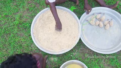 FRIED CHICKEN DRUMSTICK | Chicken Fry Recipe with Mashed Potato | Chicken Recipe Cooking In Village