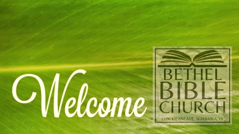 Bethel Bible Church Live Stream 2024-01-21 PM